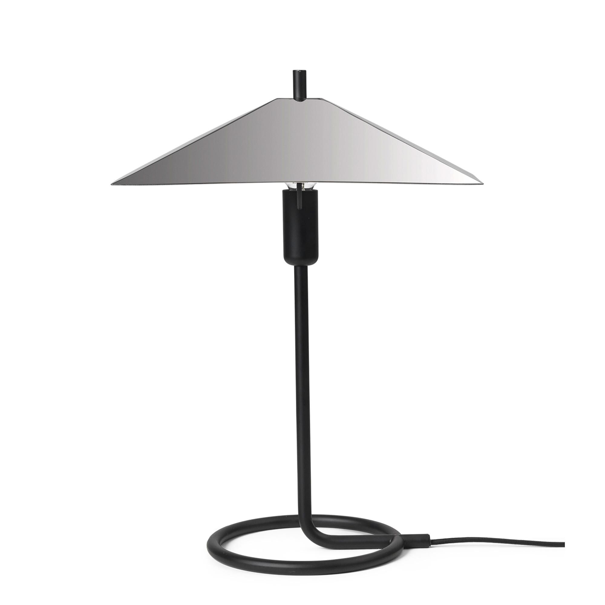 Filo Bordlampe Square Sort/Mirror Polished
