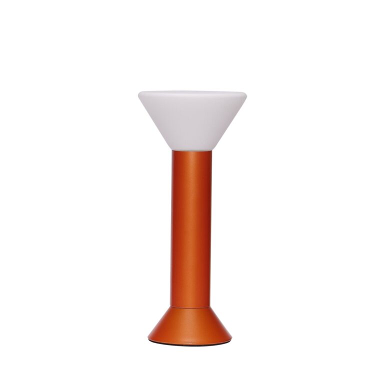 Flash Transportabel Lampe Metallic Orange