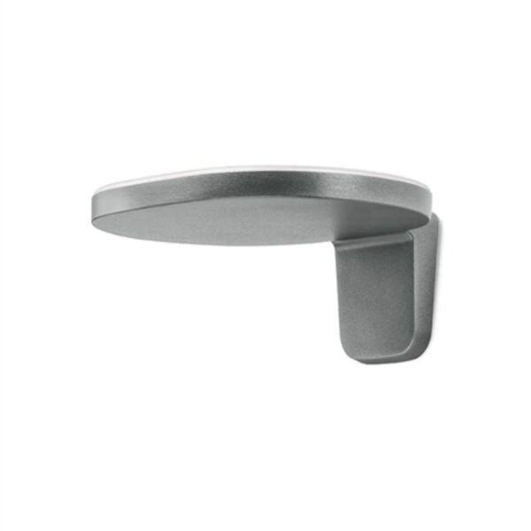 Flos Oplight W2 Væglampe Tekstureret Metallisk Grå