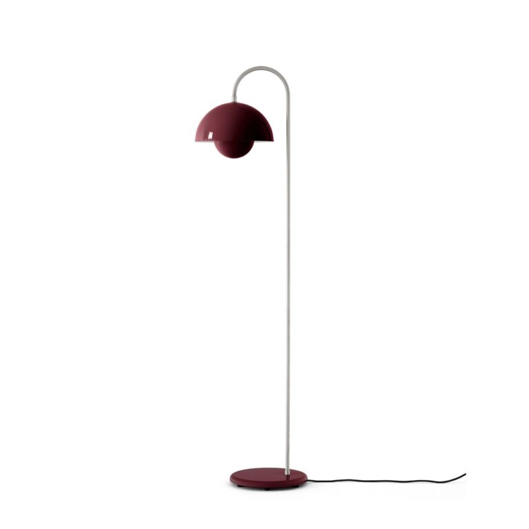 Flowerpot VP12 Gulvlampe Dark Plum
