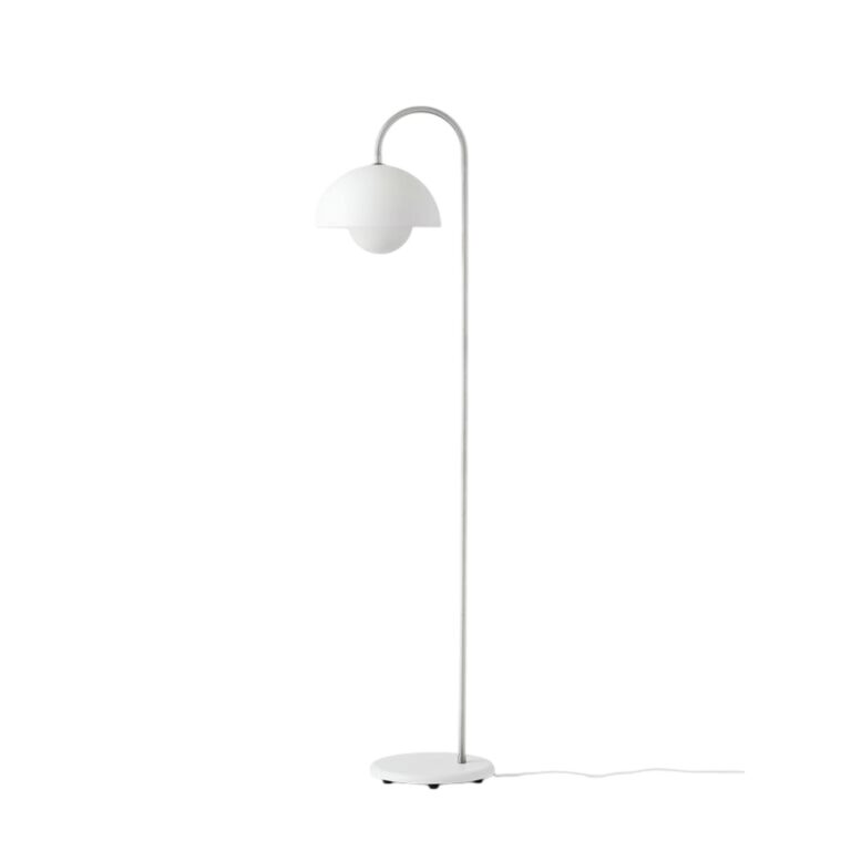 Flowerpot VP12 Gulvlampe Mat Hvid