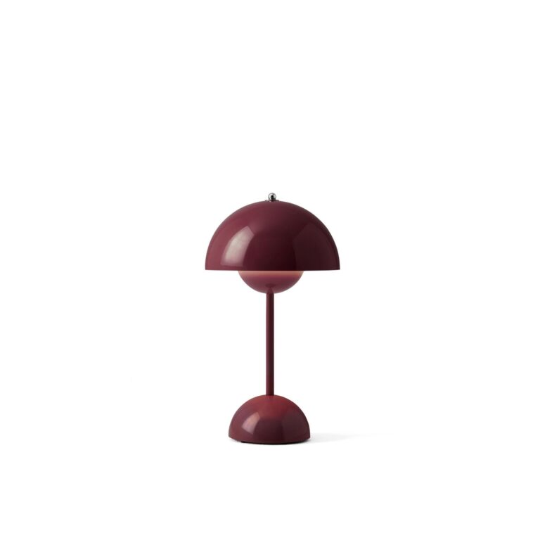 Flowerpot VP9 Transportabel Lampe Dark Plum