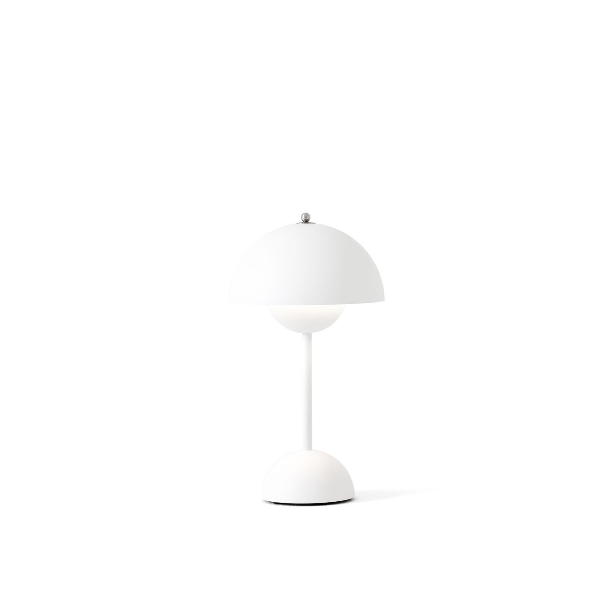 Flowerpot VP9 Transportabel Lampe Mat Hvid