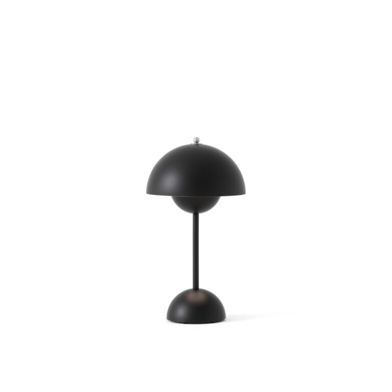Flowerpot VP9 Transportabel Lampe Mat Sort