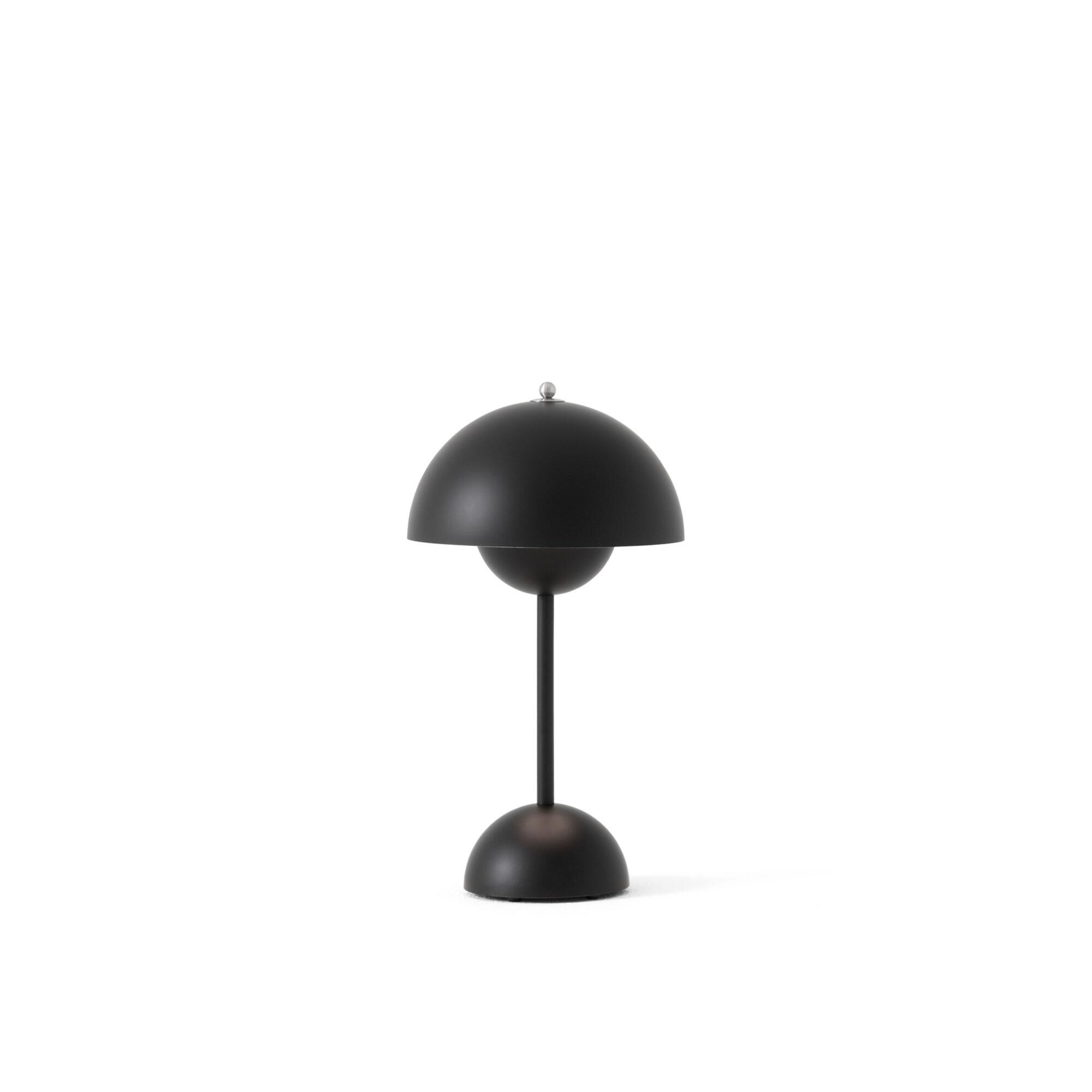 Flowerpot VP9 Transportabel Lampe Mat Sort