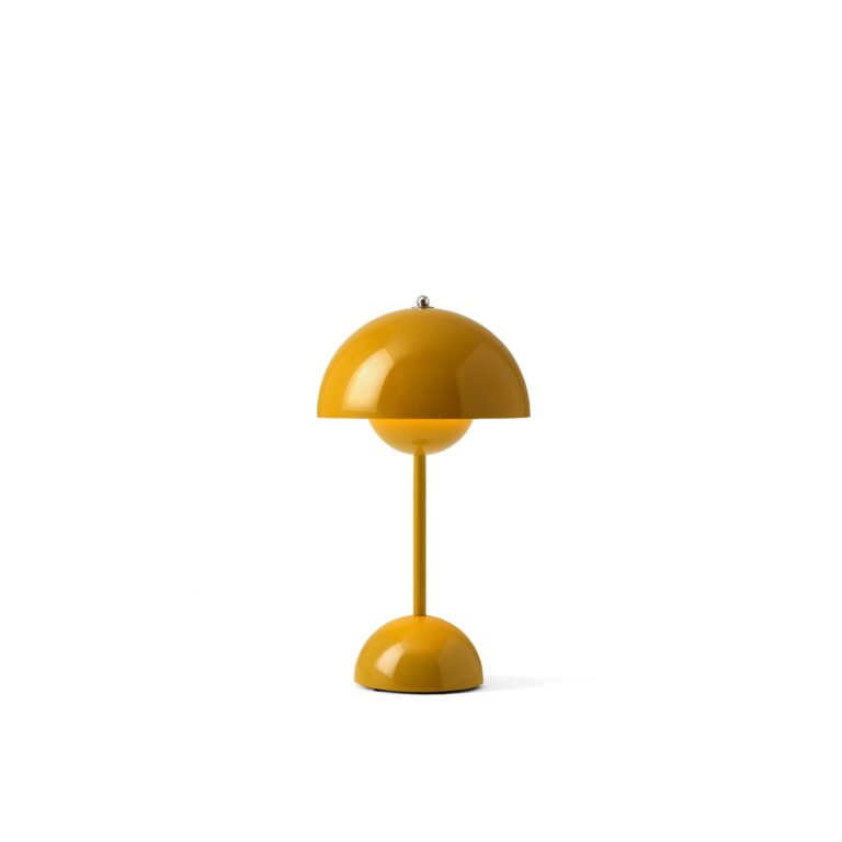 Flowerpot VP9 Transportabel Lampe Sennepsgul