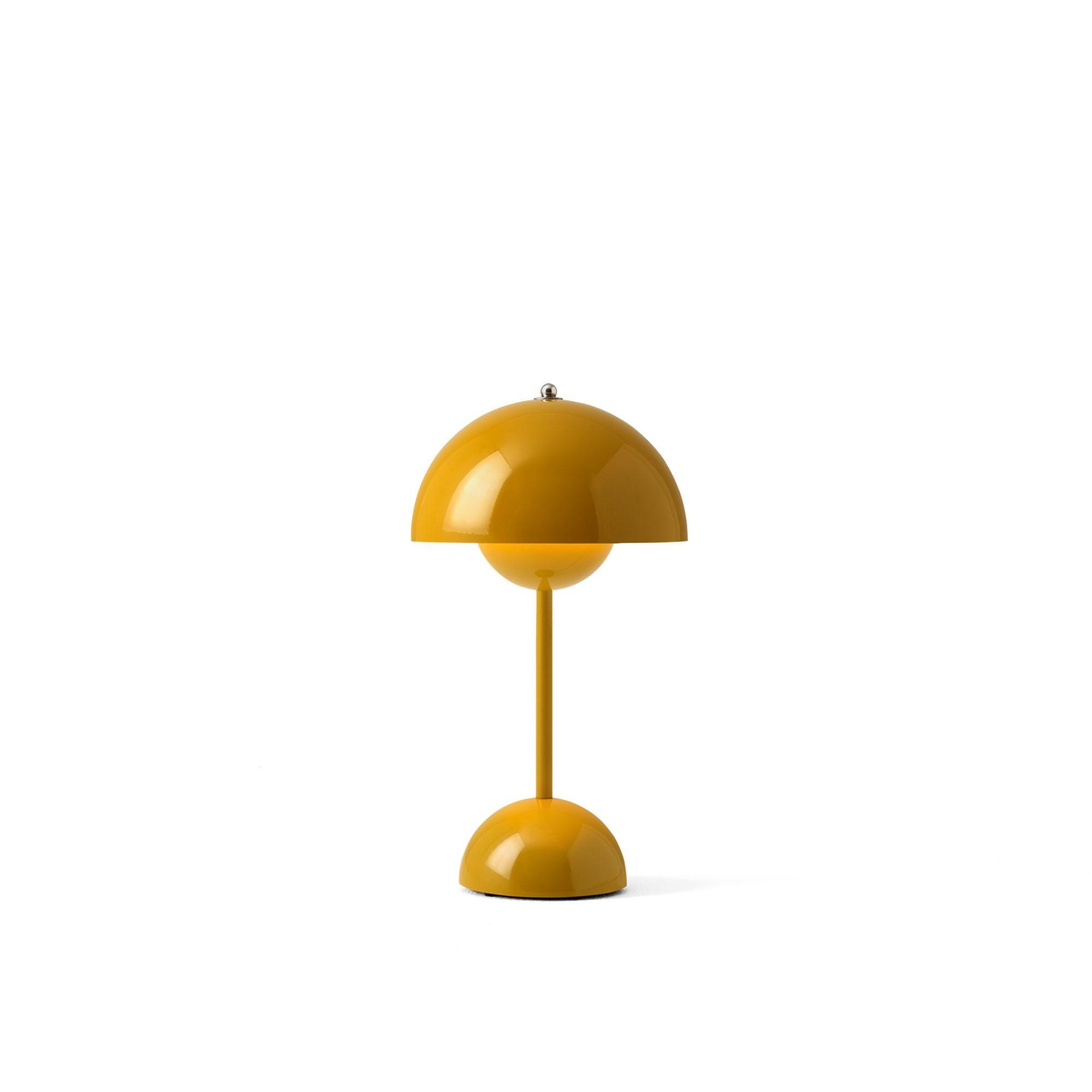 Flowerpot VP9 Transportabel Lampe Sennepsgul