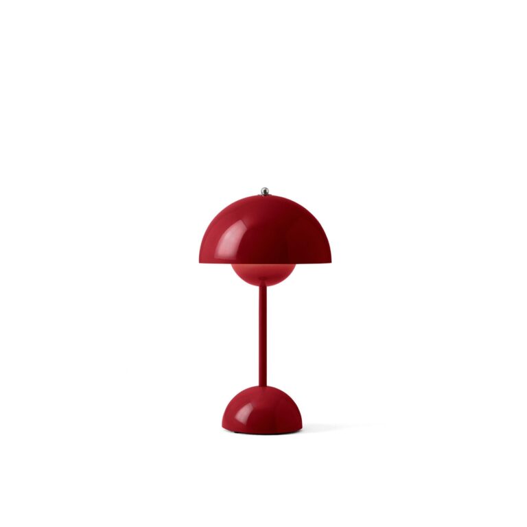 Flowerpot VP9 Transportabel Lampe Vermilion Red