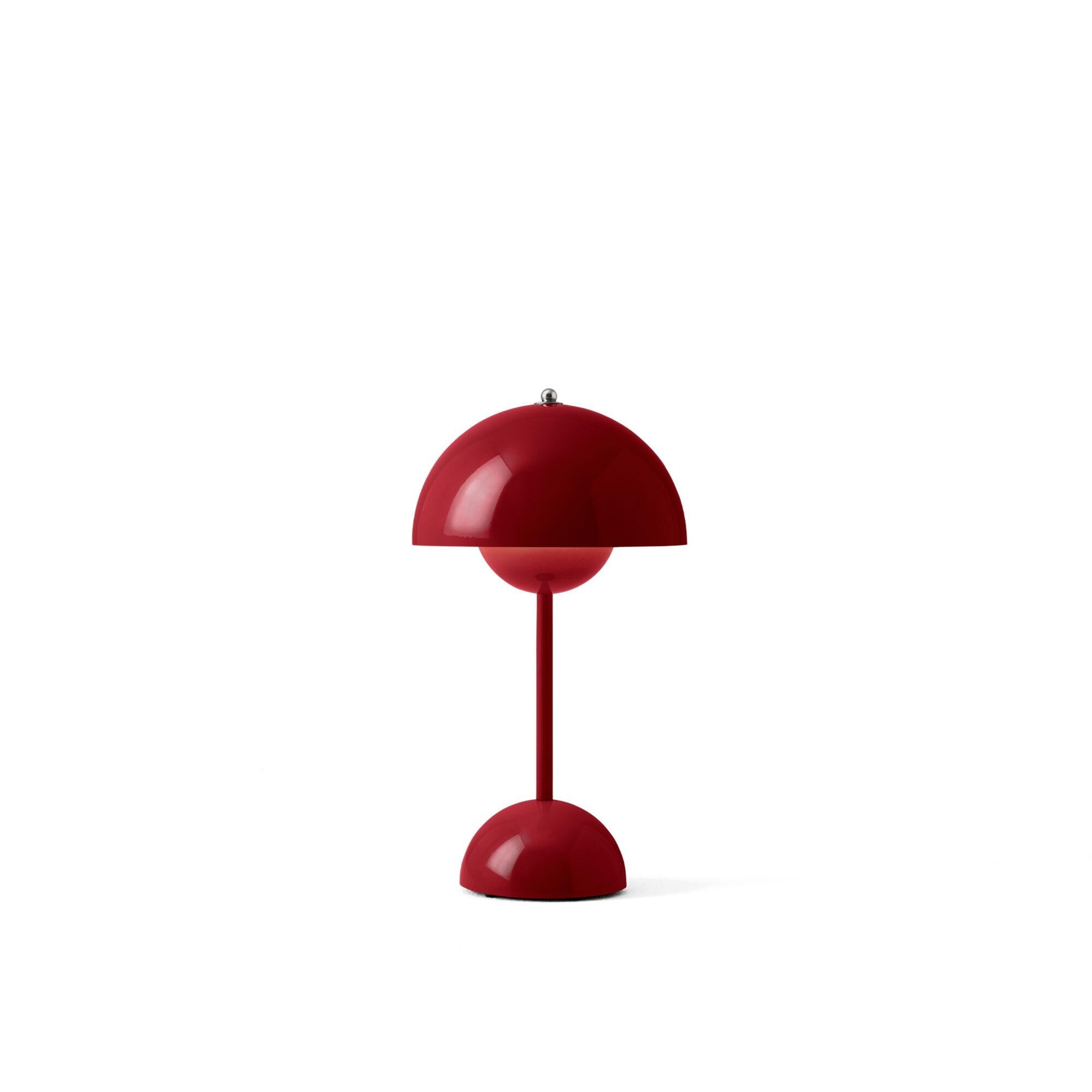 Flowerpot VP9 Transportabel Lampe Vermilion Red