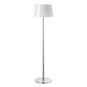 Foscarini Lumiere Xxl Gulvlampe Aluminium & Hvid med Lysdæmper