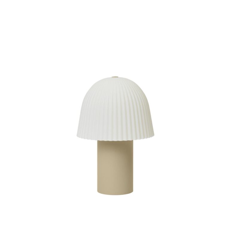 Frill Transportabel Lampe Cashmere/Hvid