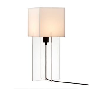 Fritz Hansen Cross-Plex T-500 Bordlampe Klar Akryl