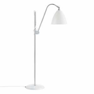 GUBI Bestlite BL3M Gulvlampe Mat Hvid & Krom