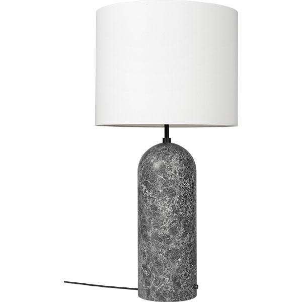 GUBI Gravity Low Gulvlampe XL Grå/Hvid