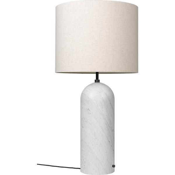 GUBI Gravity Low Gulvlampe XL Hvid/Canvas