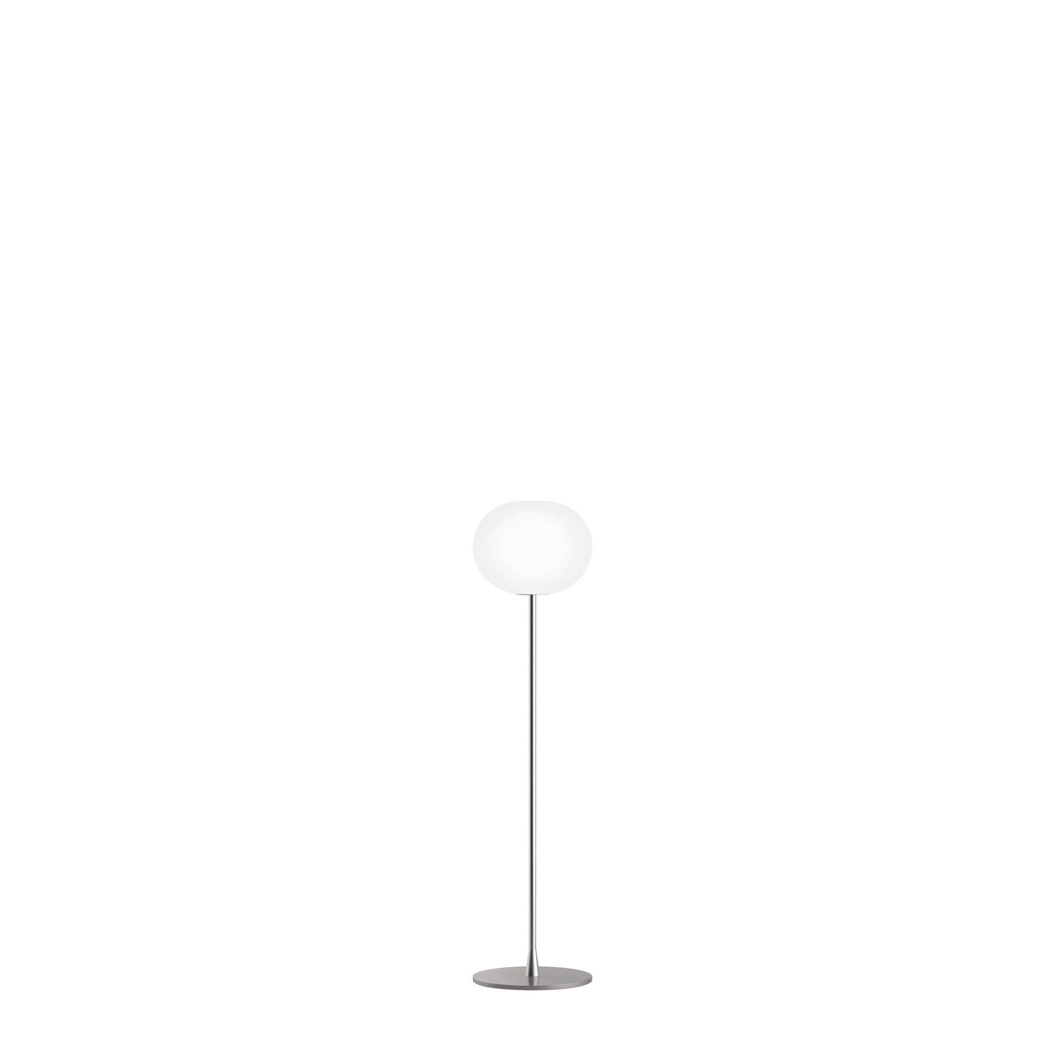 Glo-Ball F1 Gulvlampe Sølv