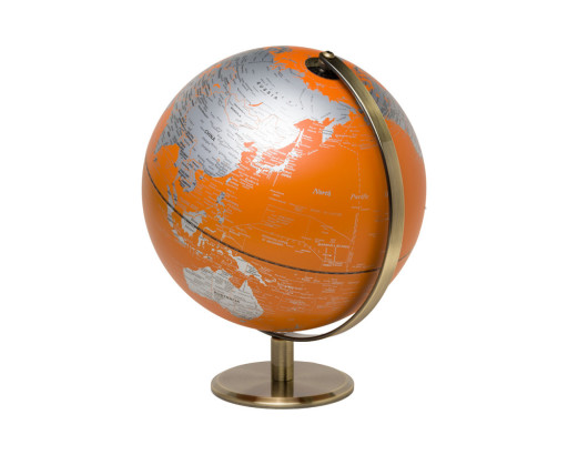Globus med lys fra lande - Ø25/orange