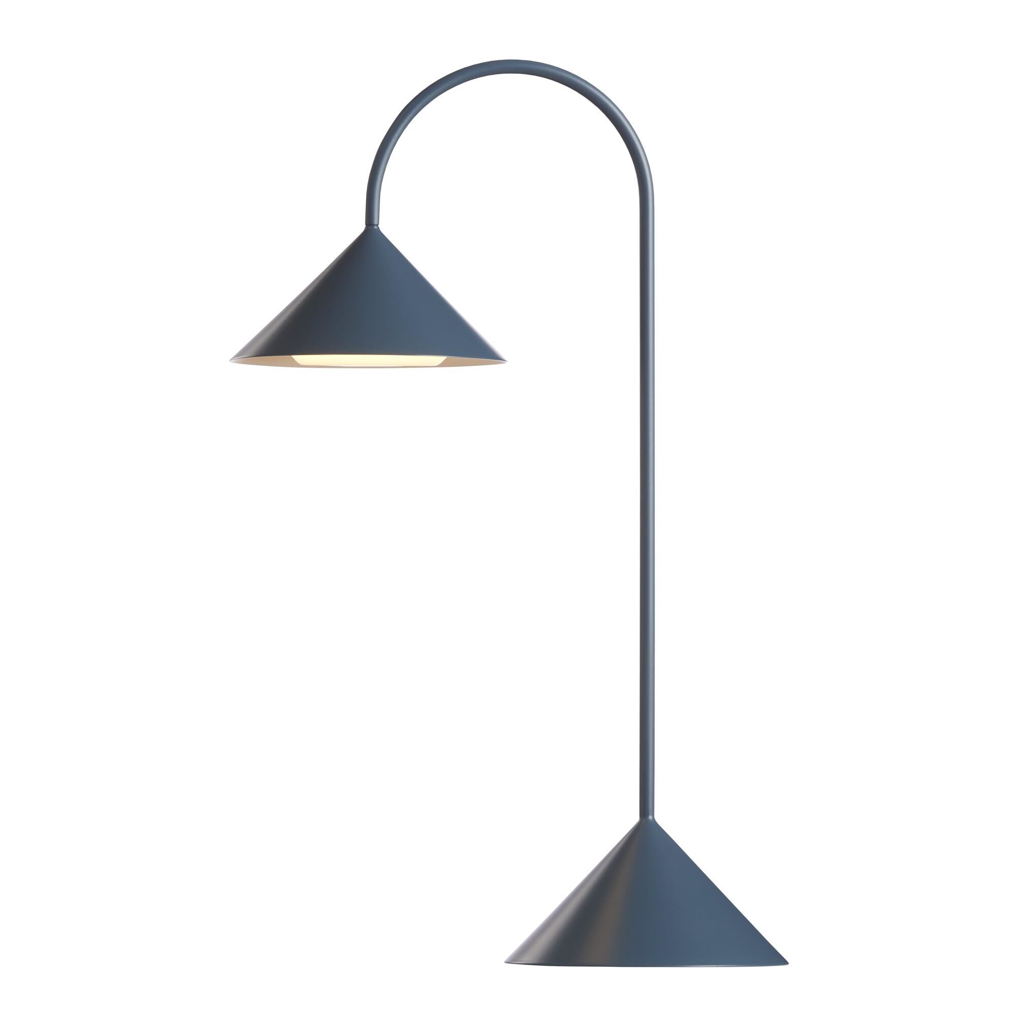 Grasp Transportabel Lampe H47 Mat Petrolium