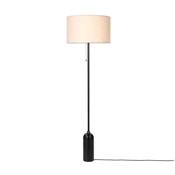 Gravity Gulvlampe Stor Mørknet Stål/Canvas
