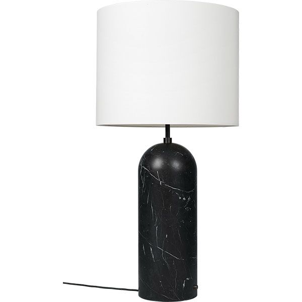 Gravity Low Gulvlampe XL Sort/Hvid