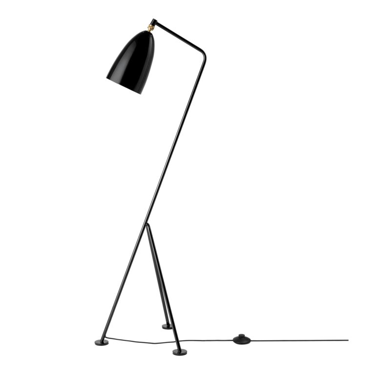 Grossman Collection Gräshoppa Gulvlampe Blank Sort