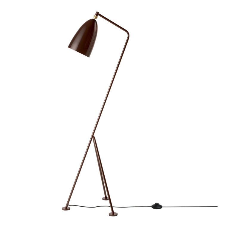 Grossman Collection Gräshoppa Gulvlampe Blank Valnødde Brun
