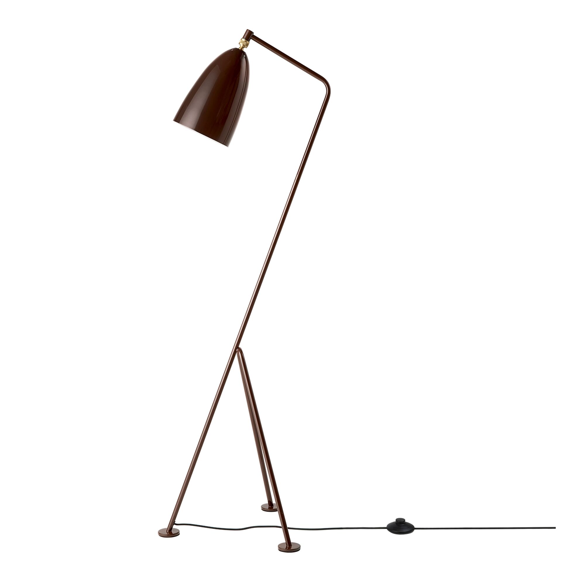 Grossman Collection Gräshoppa Gulvlampe Blank Valnødde Brun