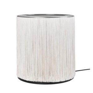 Gubi Model 597 Gulvlampe Poleret Aluminum/Cream Fringe