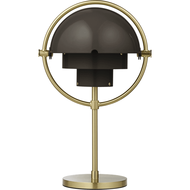 Gubi Multi-Lite Limited Edition Transportabel Lampe Mocha Brown/Messing