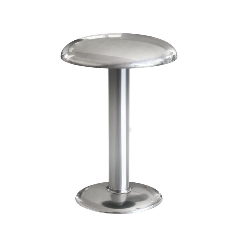Gustave Transportabel Bordlampe Poleret Sølv 3000K