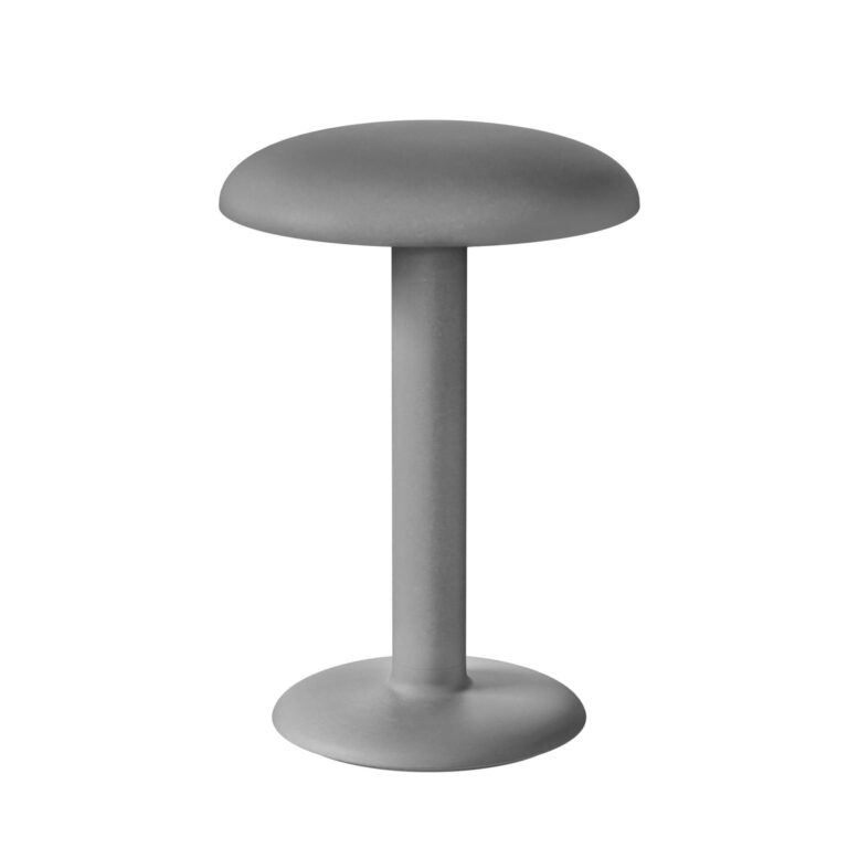 Gustave Transportabel Bordlampe Rå Aluminium 2700K