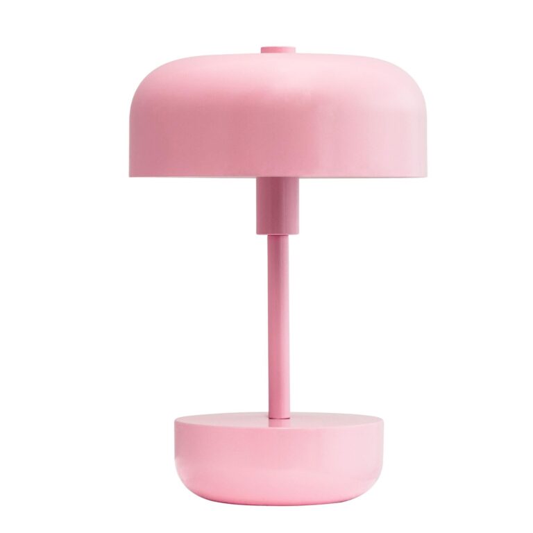 Haipot LED Transportabel Lampe Lyserød