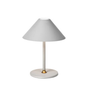 Hallo Design Hygge genopladelig bordlampe - lysegrå