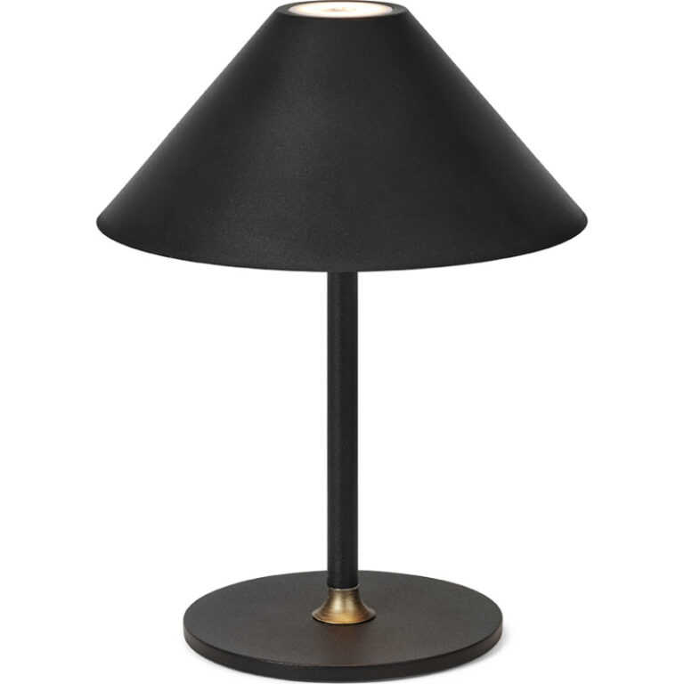 Halo Design Hygge genopladelig bordlampe, H20 cm, sort