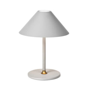 Halo Design Hygge genopladelig bordlampe - lysegrå/H25 cm