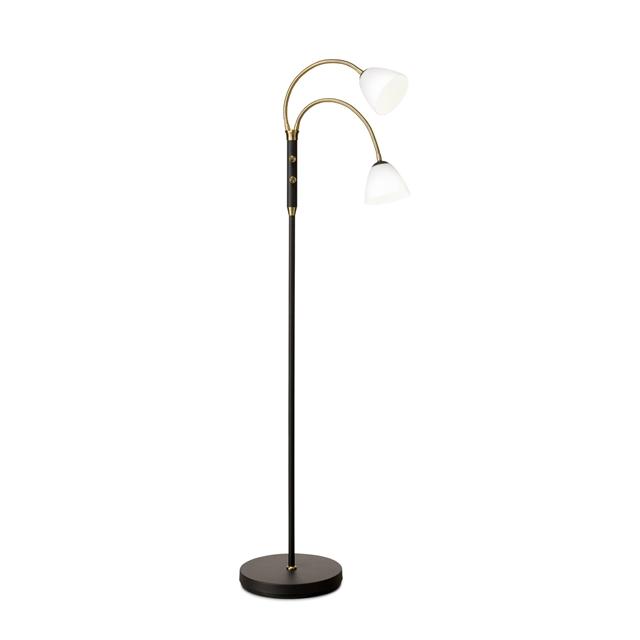 Halo Design Lucid Gulvlampe 2-Arm LED Opal Antique