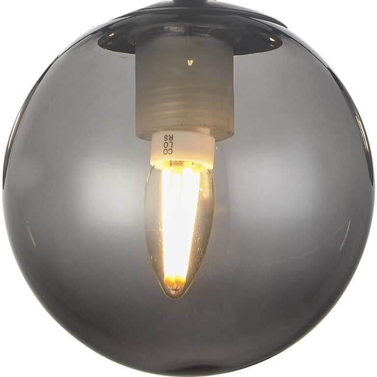 Halo Design reserveglas til Atom lamper, Ø12,5 cm, røgfarvet