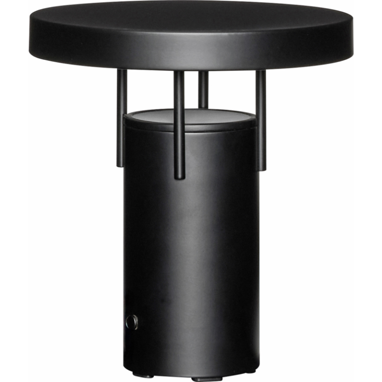 Hübsch BringMe Mini genopladelig bordlampe, sort