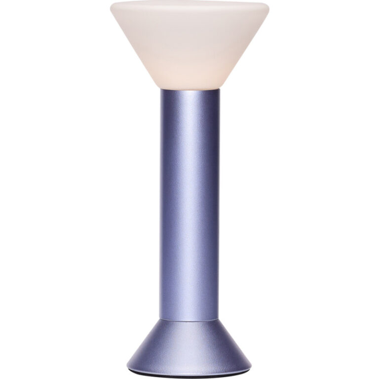 Hübsch Flash genopladelig bordlampe, lilla