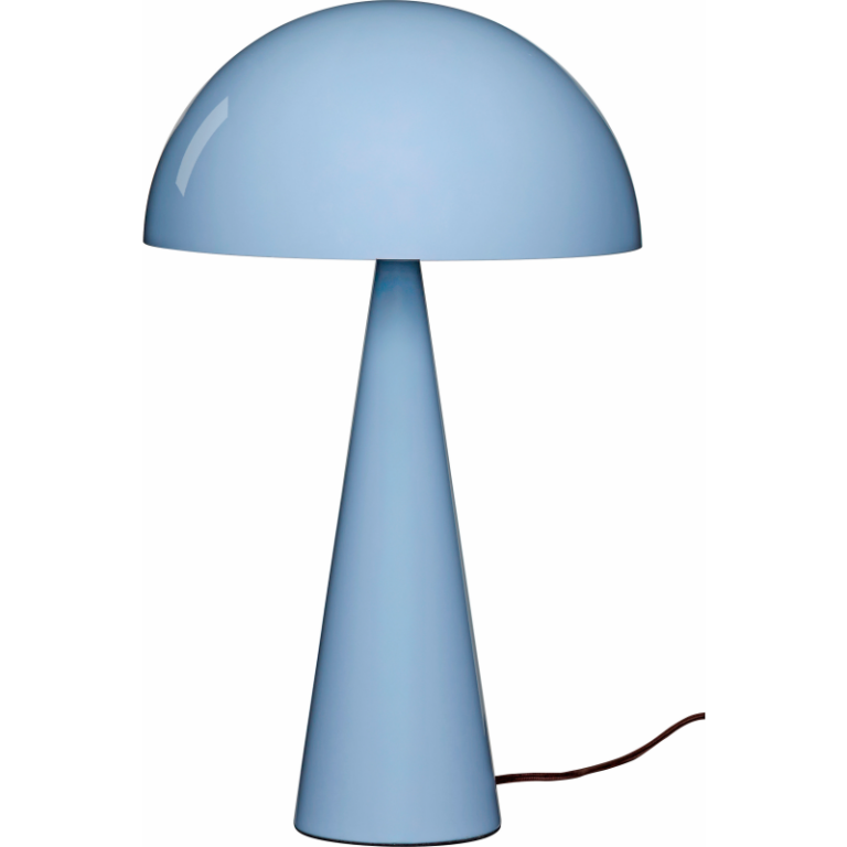 Hübsch Mush bordlampe, blå, 50 cm