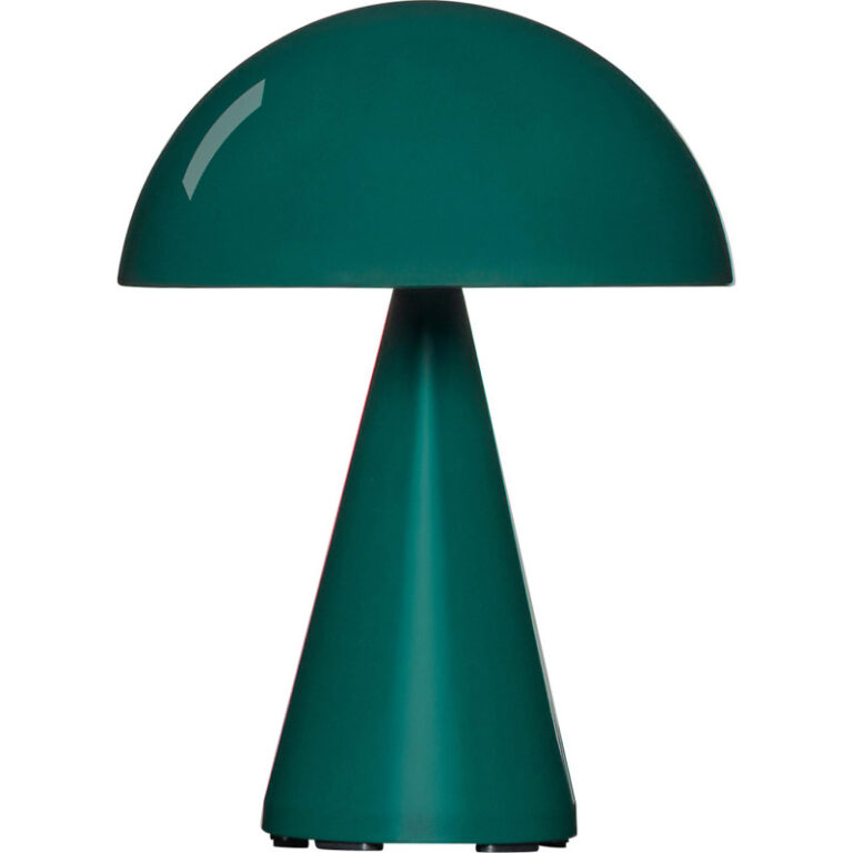 Hübsch Mush genopladelig bordlampe, grøn