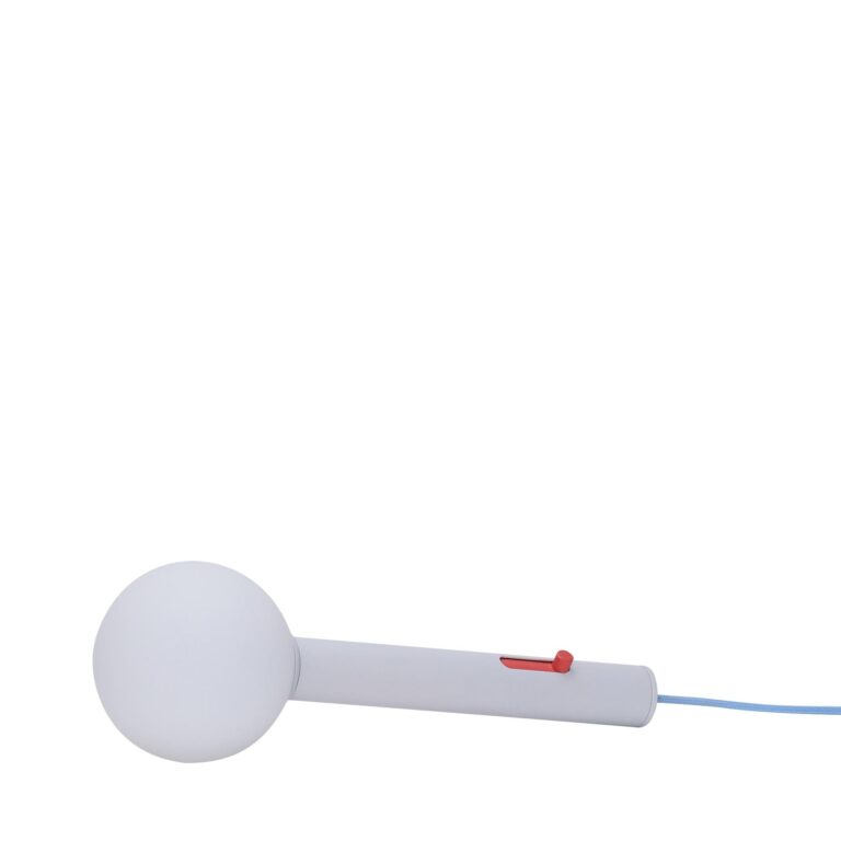 Hübsch Talk Transportabel Lampe Lysegrå