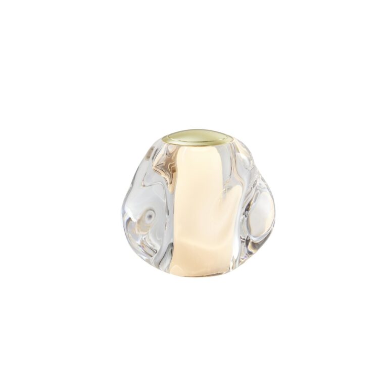 Ice Ball Transportabel Lampe Transparant/Guld