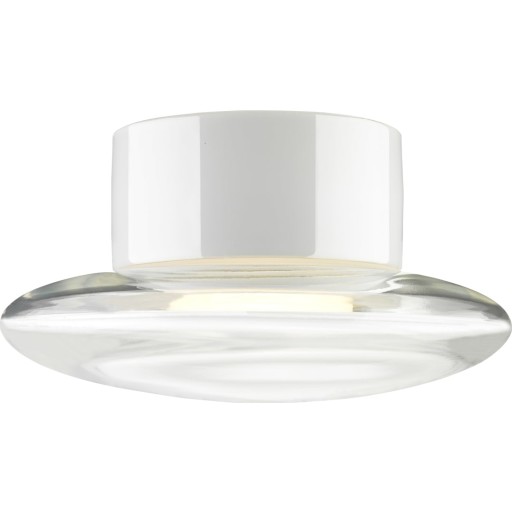 Ifö Cairo loftlampe, Ø20 cm, hvid/klar