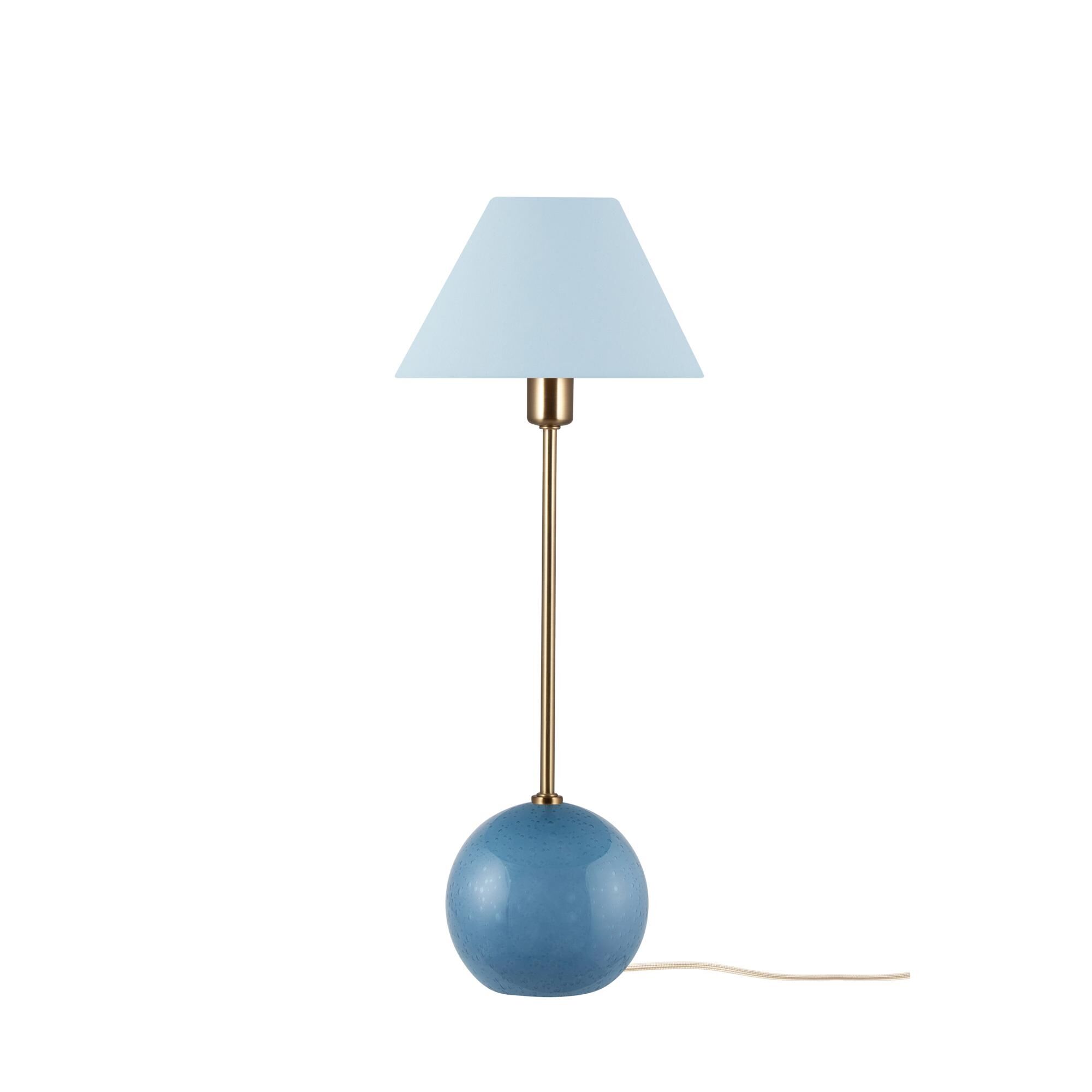 Iris 20 Bordlampe Dueblå