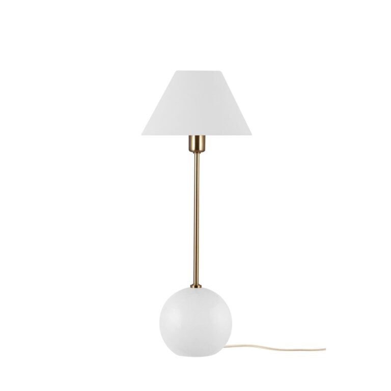 Iris 20 Bordlampe Hvid