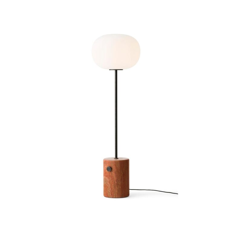 JWDA Gulvlampe Rød Travertin