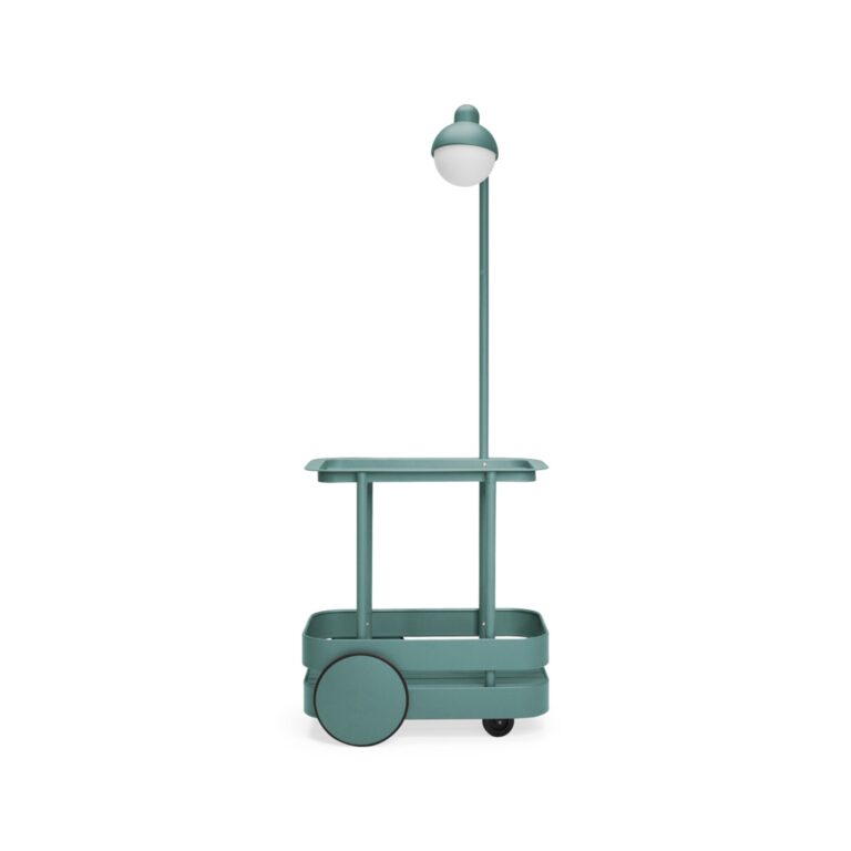 Jolly Trolley Rullevogn Med Lampe Dark Sage