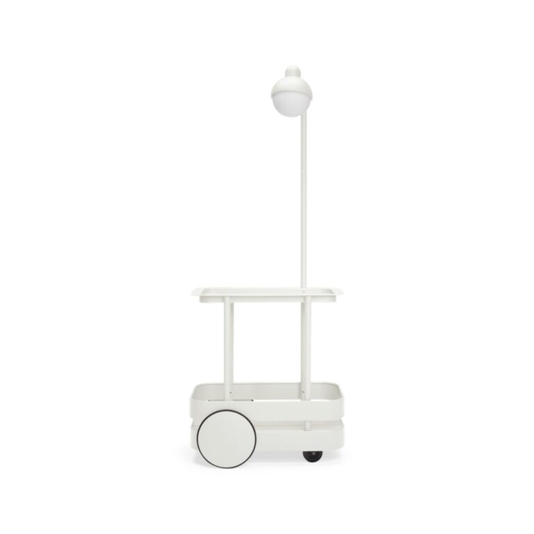 Jolly Trolley Rullevogn Med Lampe Lysegrå