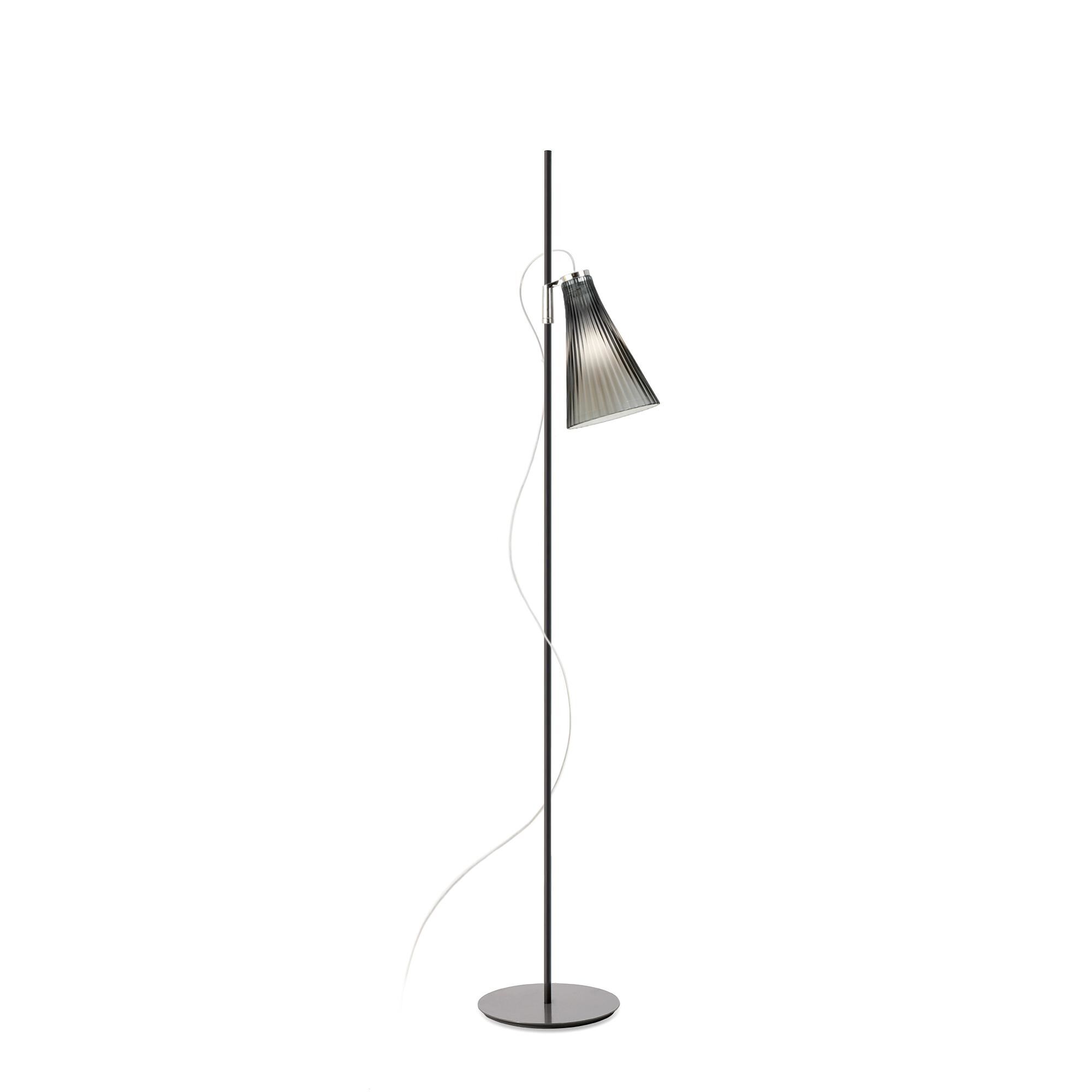 K-LUX Gulvlampe Røget Grå/Sort